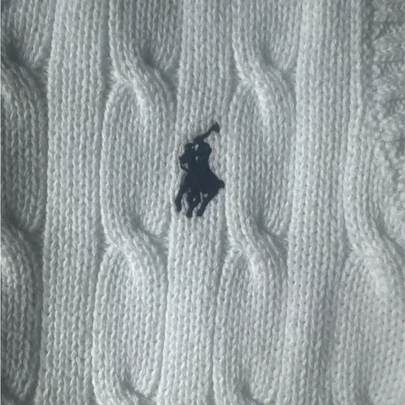 Polo Ralph Lauren Cable-Knit Cotton Sweater Vest kids 3t - Picture 3 of 4